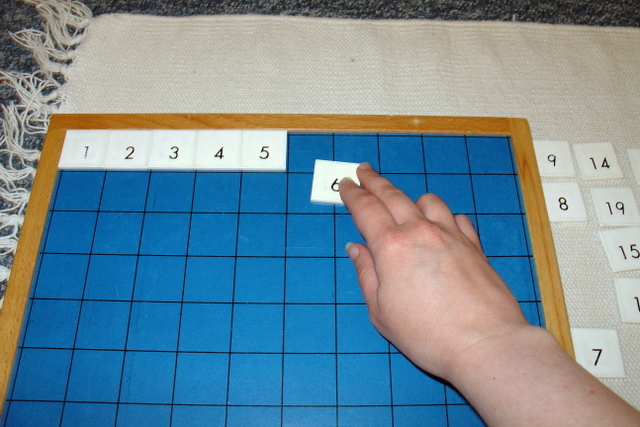 New Hundred Board with Tiles & Box NEW Montessori Mathematics Material 