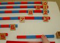 Subtraction With Number Rods
