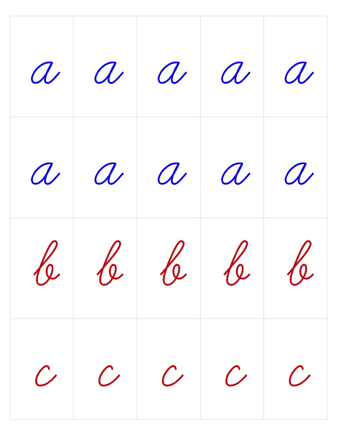 File:Movable Alphabet - cursive.pdf - Montessori Album