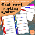 Flash Card Sorting System - FREE