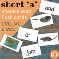 Short 'a' Flash Cards