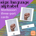 Sign Language Cards - $3