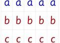 Movable Alphabet semi-cursive 2