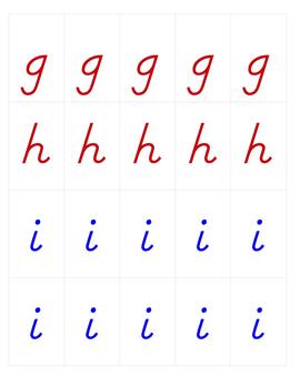 File:Movable Alphabet - semi-cursive.pdf - Montessori Album